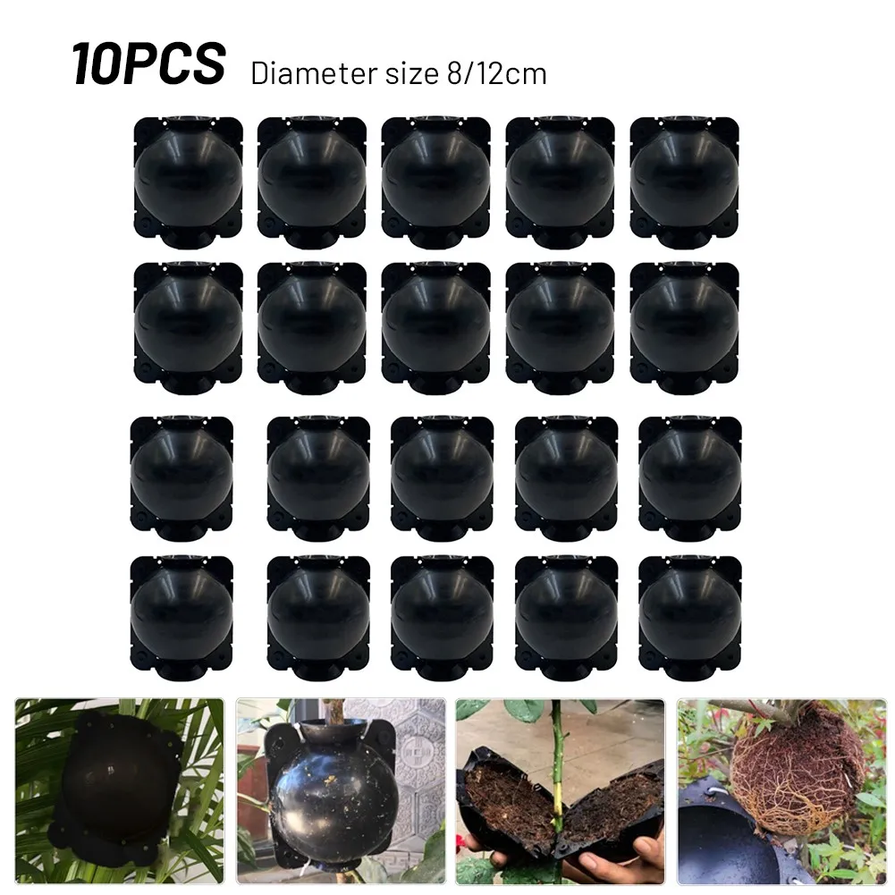 10Pcs Plant Rooting Balls Cutting Grafting Rooting Ball Garden Plant Root Box High Pressure Propagation Breeding Equipment
10Pcs Plant Rooting Balls Cutting Grafting Rooting Ball Garden Plant Root Box High Pressure Propagation Breeding Equipment