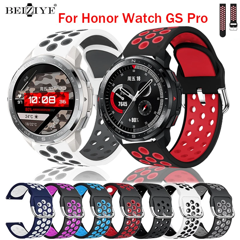 Ремешок силиконовый для часов Honor Watch GS Pro, спортивный сменный водонепроницаемый браслет для Huawei Honor Watch GS Pro
Ремешок силиконовый для часов Honor Watch GS Pro, спортивный сменный водонепроницаемый браслет для Huawei Honor Watch GS Pro