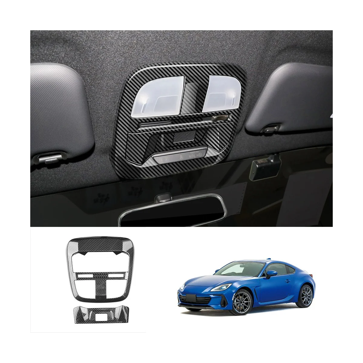 For SUBARU BRZ/ZD8 TOYOTA GR86/ZN8 2021-2023 Car Roof Reading Light Lamp Cover Trim Interior Accessories Carbon Fiber
For SUBARU BRZ/ZD8 TOYOTA GR86/ZN8 2021-2023 Car Roof Reading Light Lamp Cover Trim Interior Accessories Carbon Fiber