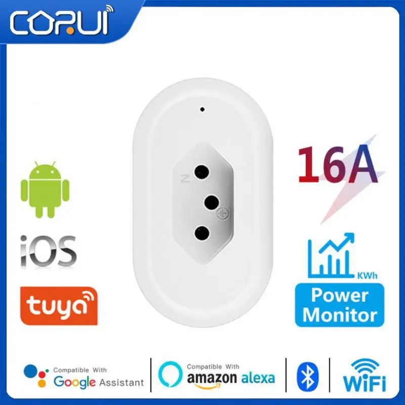 

Смарт-розетка CORUI Tuya с поддержкой Wi-Fi и пультом ДУ