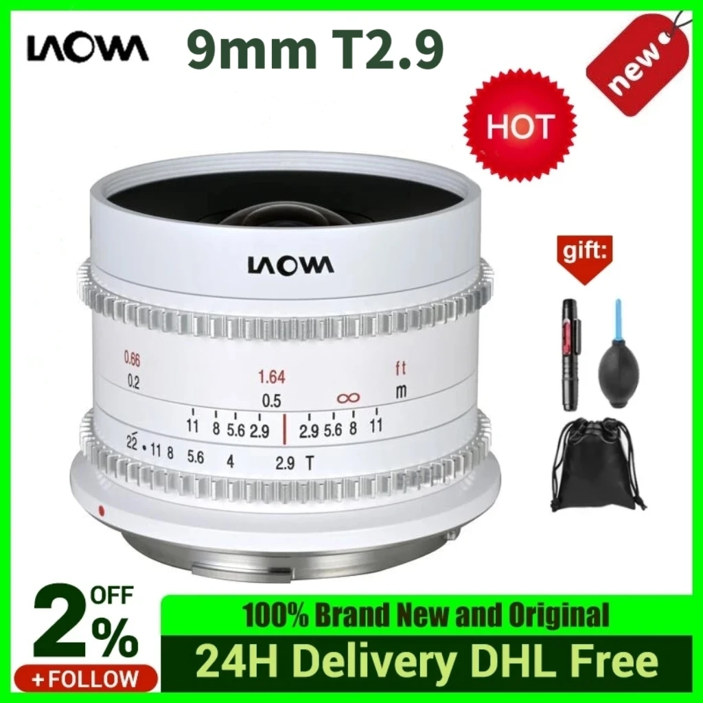 Объектив Venus Optics Laowa 9 мм T2.9 нулевой D Cine, широкоугольные ножки/метры для радиочастотного крепления Canon
Объектив Venus Optics Laowa 9 мм T2.9 нулевой D Cine, широкоугольные ножки/метры для радиочастотного крепления Canon
