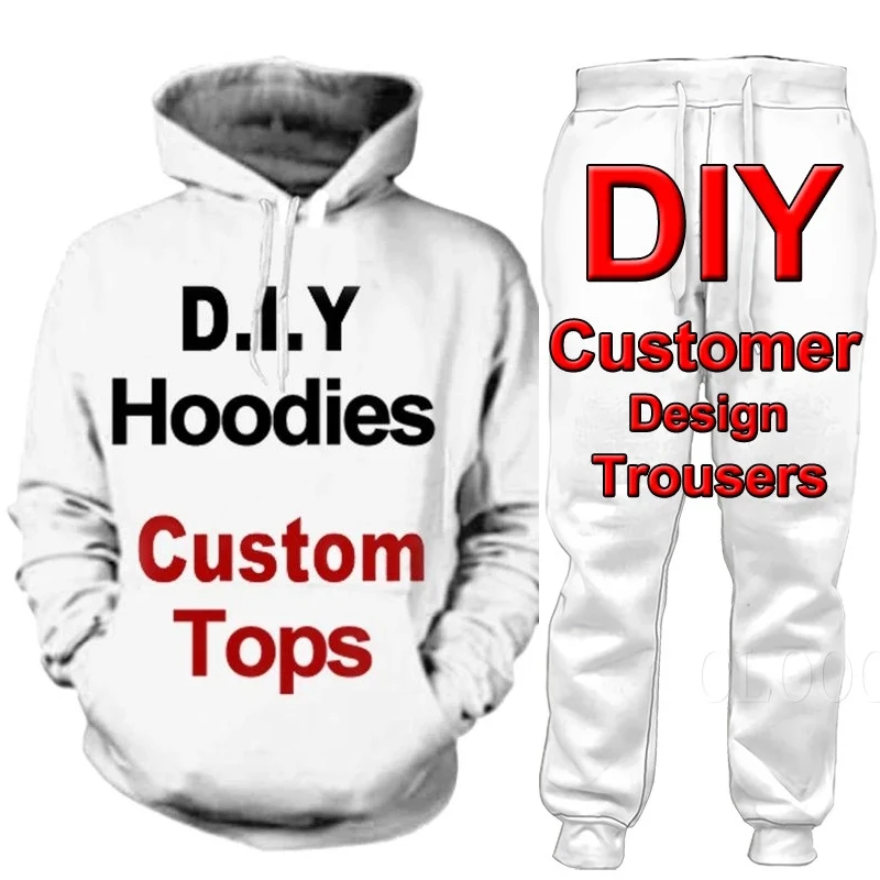 One Piece Custom Clothing 3D Print Sweatshirt Hoodies Set Women Tracksuit Couple Pullover/Pants Outfits Fun Diy Casual Male Suit 
One Piece Custom Clothing 3D Print Sweatshirt Hoodies Set Women Tracksuit Couple Pullover/Pants Outfits Fun Diy Casual Male Suit