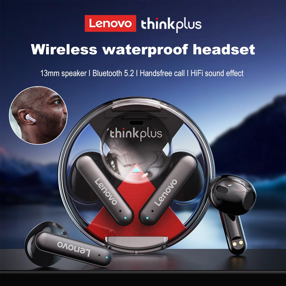 Новые оригинальные беспроводные наушники Lenovo LP10 Bluetooth 5,2 TWS HiFi Беспроводные наушники с микрофоном 300 мАч стерео наушники в ухо
Новые оригинальные беспроводные наушники Lenovo LP10 Bluetooth 5,2 TWS HiFi Беспроводные наушники с микрофоном 300 мАч стерео наушники в ухо