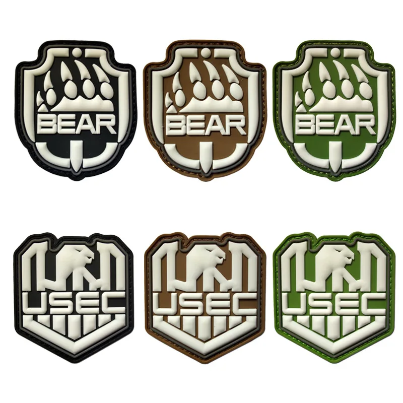 3D PVC Luminous Rubber Velcro Badge Bear Claw BEAR USEC Escape From Tarkov Epoxy Clothing Accessories Tactical Patch Logo
3D PVC Luminous Rubber Velcro Badge Bear Claw BEAR USEC Escape From Tarkov Epoxy Clothing Accessories Tactical Patch Logo
