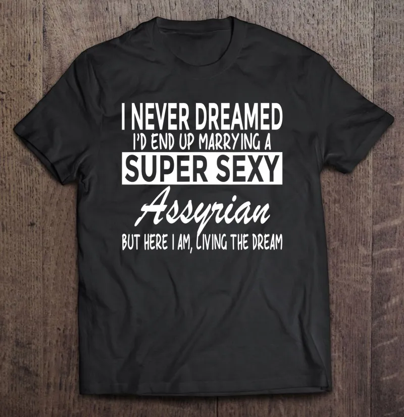 Футболка мужская с надписью «Never dreamid», хлопковая тенниска для мужчин, суперсексуальная забавная ассирийская Ассирия, майка большого размер...
Футболка мужская с надписью «Never dreamid», хлопковая тенниска для мужчин, суперсексуальная забавная ассирийская Ассирия, майка большого размер...