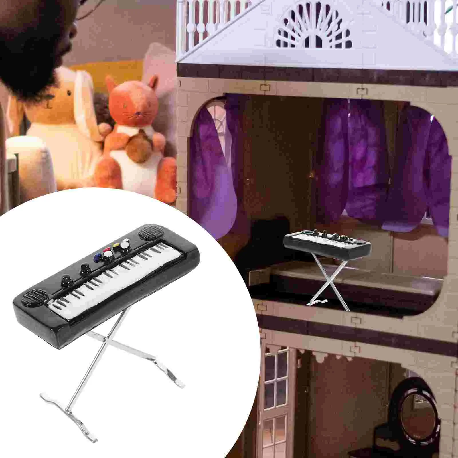 Electronic Accessories House Mini Musical Instruments Baby Organ Alloy Miniature Model Simulated
Electronic Accessories House Mini Musical Instruments Baby Organ Alloy Miniature Model Simulated