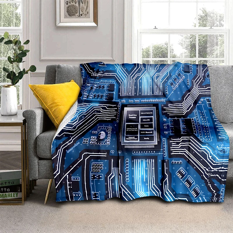 Blanket Super Soft Lightweight Warm Electronic Component Fleece Flannel Throw Blanket King Queen Size for Living Room Sofa Couch
Blanket Super Soft Lightweight Warm Electronic Component Fleece Flannel Throw Blanket King Queen Size for Living Room Sofa Couch