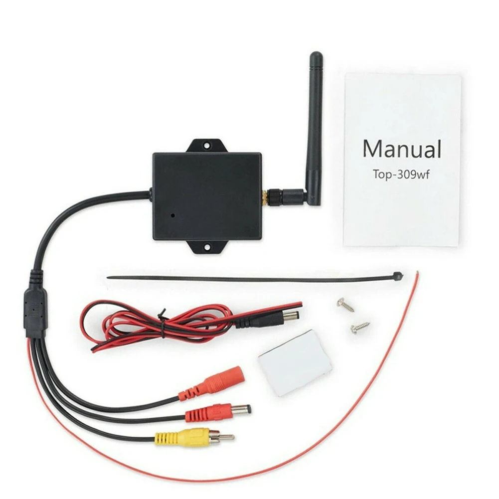 2.4G Rear View Video Transmitter Receiver Kit For Car Rear View Camera Reverse Backup Stable Signal Wireless Connection
2.4G Rear View Video Transmitter Receiver Kit For Car Rear View Camera Reverse Backup Stable Signal Wireless Connection