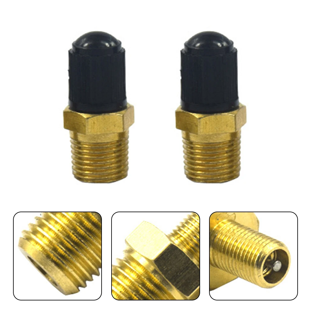 2 PCS Tire Valve Core 1/8in Brass Rubber Inflatable Rubber Tank Filling Valve 0.98x0.43x0.43" 20g For Car&Motorcycle
2 PCS Tire Valve Core 1/8in Brass Rubber Inflatable Rubber Tank Filling Valve 0.98x0.43x0.43" 20g For Car&Motorcycle