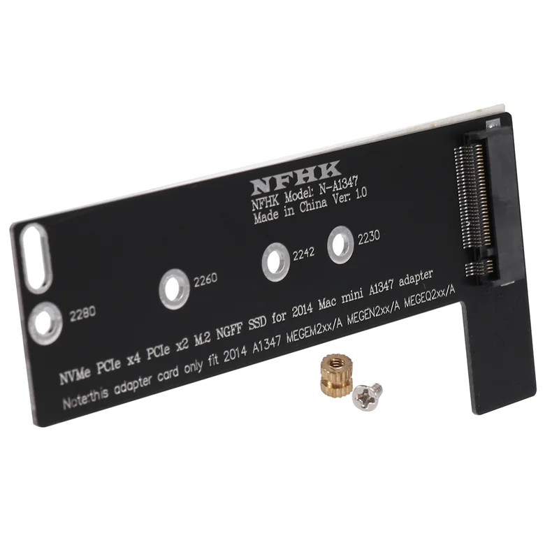Переходник для SSD NVMe PCIe X4 M.2 NGFF на Late 2014 Mini A1347 M.2 NGFF MEGEN2 MEGEM2 MEGEQ2
Переходник для SSD NVMe PCIe X4 M.2 NGFF на Late 2014 Mini A1347 M.2 NGFF MEGEN2 MEGEM2 MEGEQ2