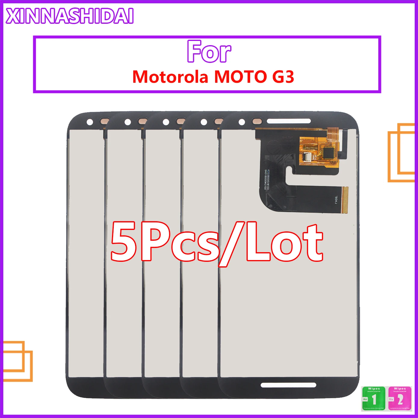 5 шт./лот для Motorola MOTO G3 G 3rd Gen XT1544 XT1550 XT1540 XT1541, ЖК-дисплей с сенсорным экраном и дигитайзером в сборе, замена
5 шт./лот для Motorola MOTO G3 G 3rd Gen XT1544 XT1550 XT1540 XT1541, ЖК-дисплей с сенсорным экраном и дигитайзером в сборе, замена