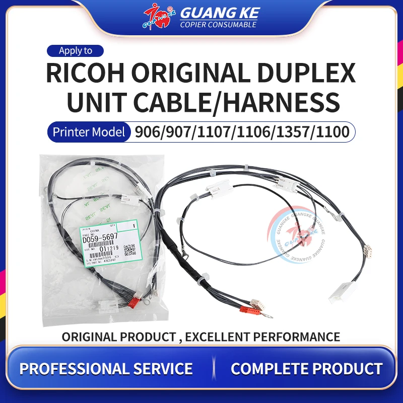 D0595697 Original Duplex Unit Cable/Harness 1357 1107EX 906EX MP1100 907 1106 1350 9000 Copier Printer Parts
D0595697 Original Duplex Unit Cable/Harness 1357 1107EX 906EX MP1100 907 1106 1350 9000 Copier Printer Parts