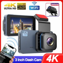 Dash Cam for Cars 4K Front and Rear Camera Car Dvr WIFI Car Camera for Vehicle Video Recorder Rear View Camera Parking Monitor