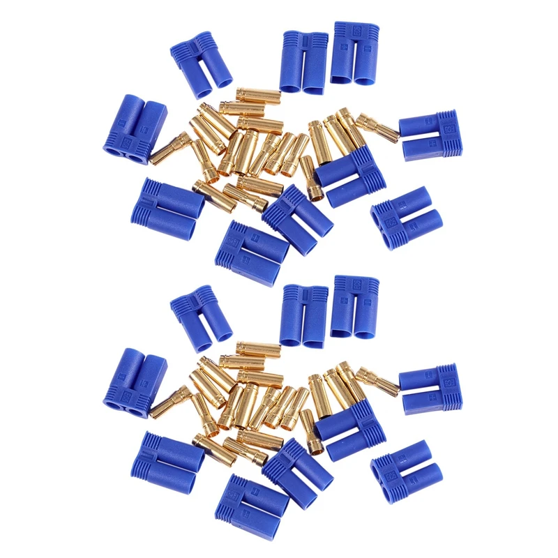 Разъем штырьков EC5 «папа» «мама» с золотым покрытием, 10 шт. 
Разъем штырьков EC5 «папа» «мама» с золотым покрытием, 10 шт.