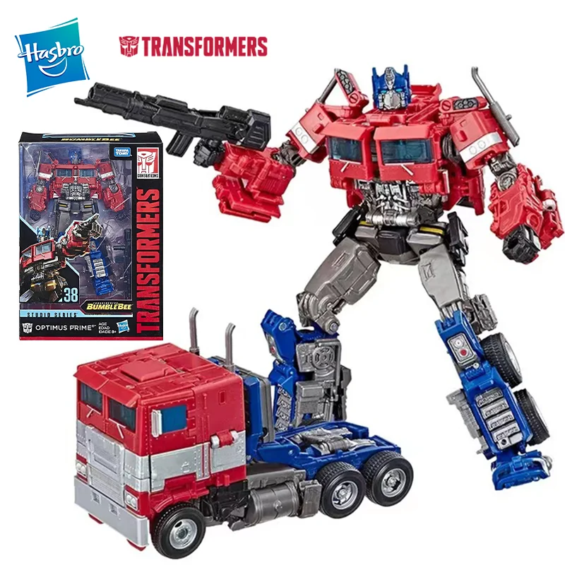 

100% In Stock Original Hasbro Takara Tomy Transformers Bumblebee SS 38 Voyager Class Optimus Prime Model Toy Anime Action Figure