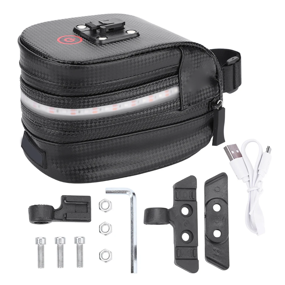 Waterproof Bike Taillights Storage Bag Bicycle Under Seat LED Saddle Pouch waterproof
Waterproof Bike Taillights Storage Bag Bicycle Under Seat LED Saddle Pouch waterproof