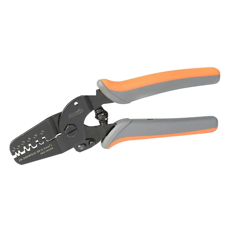 IWISS 1 Piece JST1.0 Dupont Terminal 2.0 Terminal Pliers High-Carbon Steel Crimping Pliers
IWISS 1 Piece JST1.0 Dupont Terminal 2.0 Terminal Pliers High-Carbon Steel Crimping Pliers