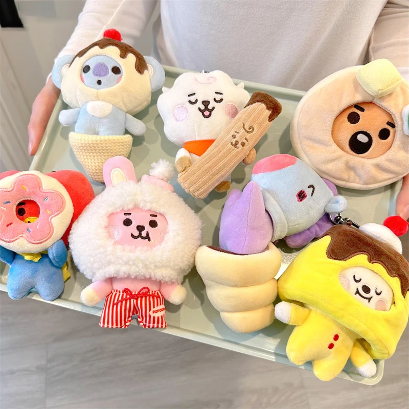 BT21 Hobby Tata Rj Chimmy Cooky Shooky Mang Koya Dessert Series Surrounded By Plush Doll Keychain Bag Ornament Birthday Present
BT21 Hobby Tata Rj Chimmy Cooky Shooky Mang Koya Dessert Series Surrounded By Plush Doll Keychain Bag Ornament Birthday Present