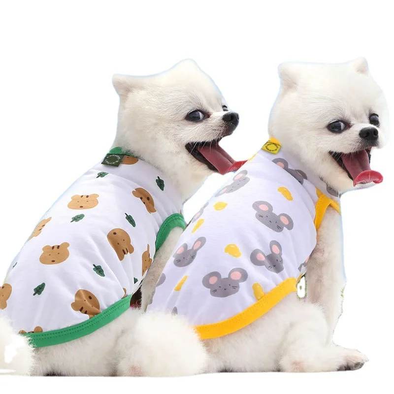 Summer Pet Dog Vest Cartoon Small Dogs Clothes for Yorkshire Bichon Pomeranian Schnauzer French Bulldogs Chihuahua Thin Cat Vest
Summer Pet Dog Vest Cartoon Small Dogs Clothes for Yorkshire Bichon Pomeranian Schnauzer French Bulldogs Chihuahua Thin Cat Vest