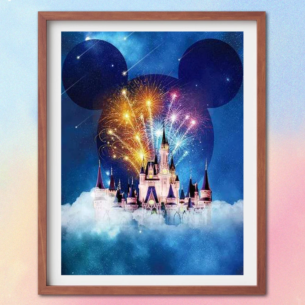 Disney Diamond Painting Cross Stitch Pattern 5D Diamond Embroidery Cartoon Mickey Mouse Castle Mosaic Home Decor DIY Art Gift
Disney Diamond Painting Cross Stitch Pattern 5D Diamond Embroidery Cartoon Mickey Mouse Castle Mosaic Home Decor DIY Art Gift