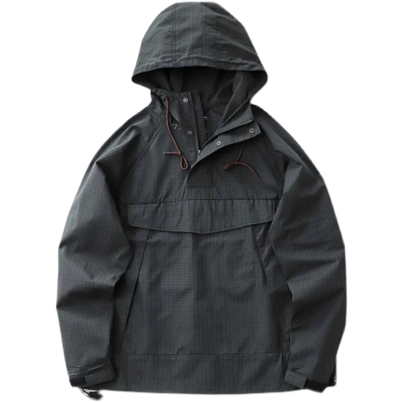 Autumn Dark Plaid Work Jacket Men's Loose Casual Japanese Retro Functional Stormsuit Hooded Outdoor Trekking Camping Overalls
Autumn Dark Plaid Work Jacket Men's Loose Casual Japanese Retro Functional Stormsuit Hooded Outdoor Trekking Camping Overalls