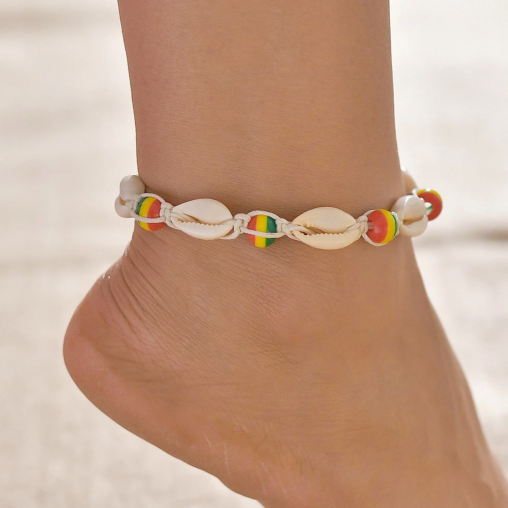 Bohemia Braided Anklet Bracelet Wire Natural Shell Foot Chain Travelling Souvenir Gifts Women Summer Beach Bare Ankles New
Bohemia Braided Anklet Bracelet Wire Natural Shell Foot Chain Travelling Souvenir Gifts Women Summer Beach Bare Ankles New