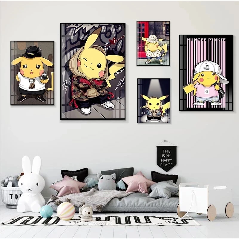 Pokemon Poster Hd Printed Pikachu Canvas Paintings Cartoon Anime Mural Wall Art Modular Pictures Modern Child Bedroom Home Decor
Pokemon Poster Hd Printed Pikachu Canvas Paintings Cartoon Anime Mural Wall Art Modular Pictures Modern Child Bedroom Home Decor