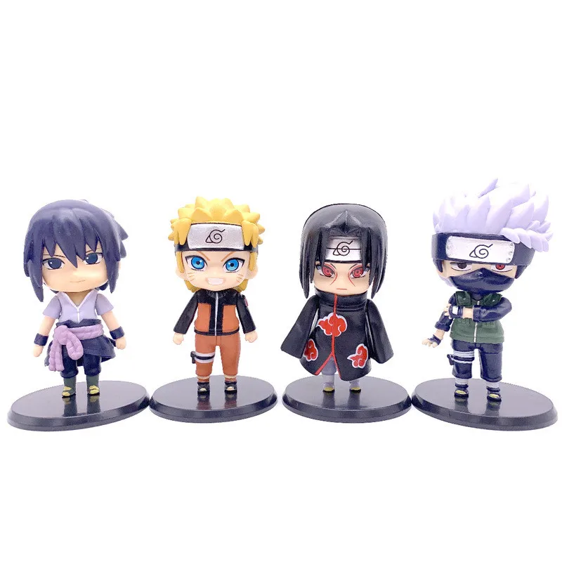 4pcs/set Naruto Anime Shippuden Figure Uchiha Sasuke Itachi Uzumaki Naruto Hatake Kakashi Q Version PVC Figures Toys Dolls Gift
4pcs/set Naruto Anime Shippuden Figure Uchiha Sasuke Itachi Uzumaki Naruto Hatake Kakashi Q Version PVC Figures Toys Dolls Gift