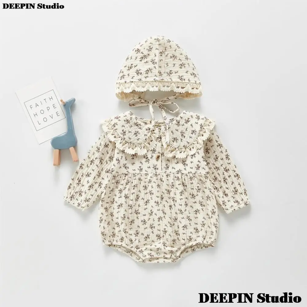 2022 Spring New Newborn Toddler Girls Bodysuits Cute Lovely Infant Baby Girl Floral Bodysuit Jumpsuit Outfits Hat Casual Clothes
2022 Spring New Newborn Toddler Girls Bodysuits Cute Lovely Infant Baby Girl Floral Bodysuit Jumpsuit Outfits Hat Casual Clothes