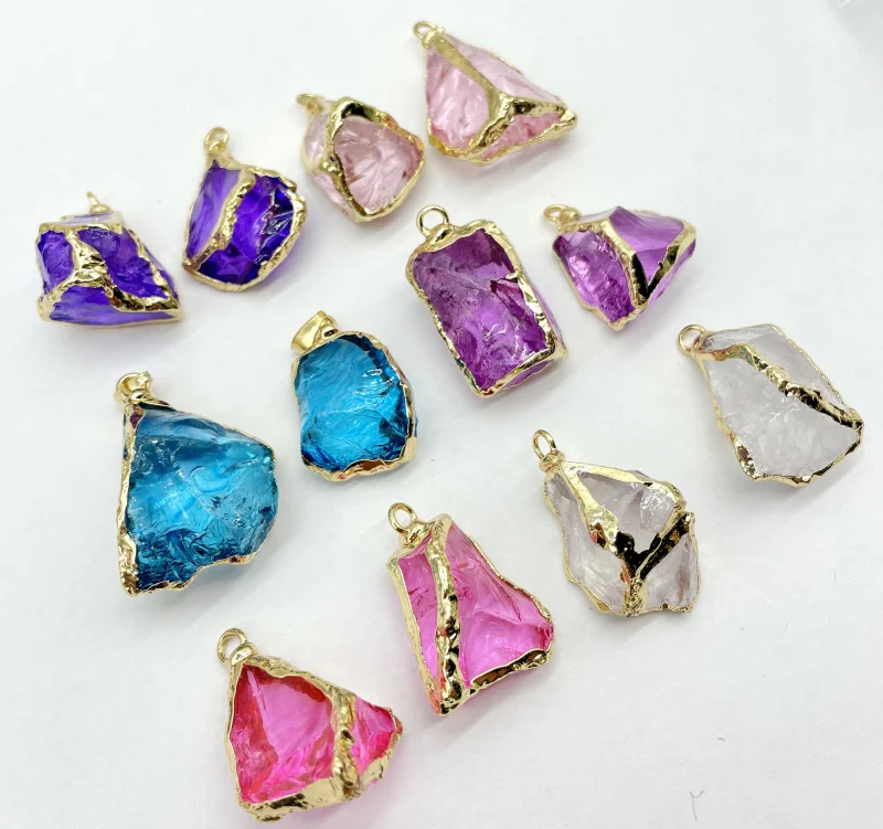 Wholesale Natural Gem Stone Quartz Crystal Irregular Shape Pendants Charms For DIY Jewelry Making Necklaces Accessories 10 PCS
Wholesale Natural Gem Stone Quartz Crystal Irregular Shape Pendants Charms For DIY Jewelry Making Necklaces Accessories 10 PCS