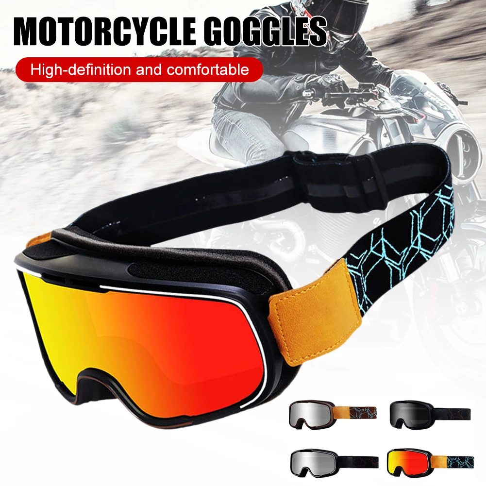 Hot Sale Motorcycle Goggles Vintage Clear Lens Windproof Cycling Sun Glasses UV Protection Elastic Headband Helmet Goggles
Hot Sale Motorcycle Goggles Vintage Clear Lens Windproof Cycling Sun Glasses UV Protection Elastic Headband Helmet Goggles