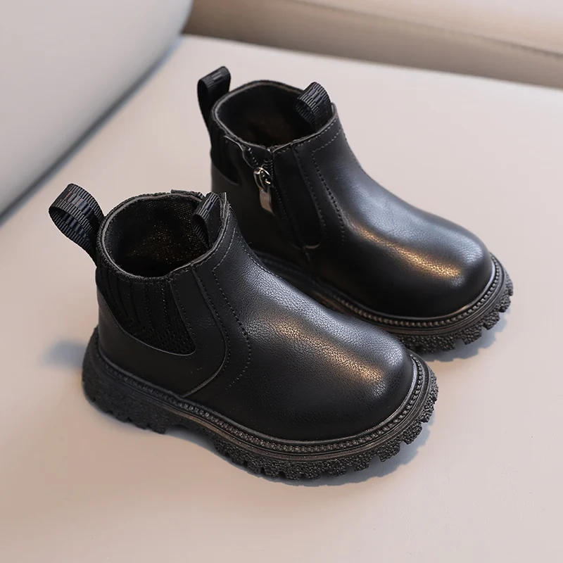 Autumn British Style Handsome Shoes for Boys and Girls Stylish Kids Boots with Zipper and Non-slip Sole 1-5 Years
Autumn British Style Handsome Shoes for Boys and Girls Stylish Kids Boots with Zipper and Non-slip Sole 1-5 Years