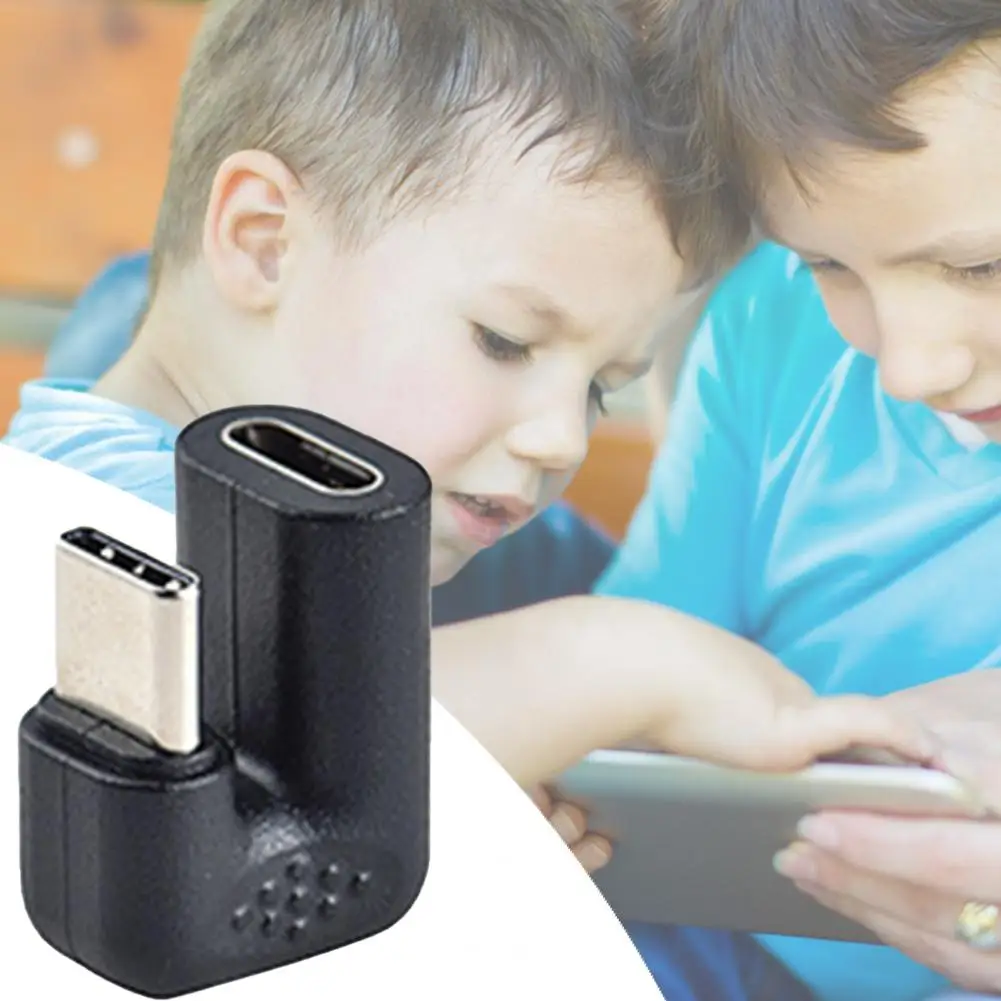 Type-C Adaptor Convenient Stable Transmission PVC U-shaped Angled Type C Male-to-Female Connector for Tablet
Type-C Adaptor Convenient Stable Transmission PVC U-shaped Angled Type C Male-to-Female Connector for Tablet
