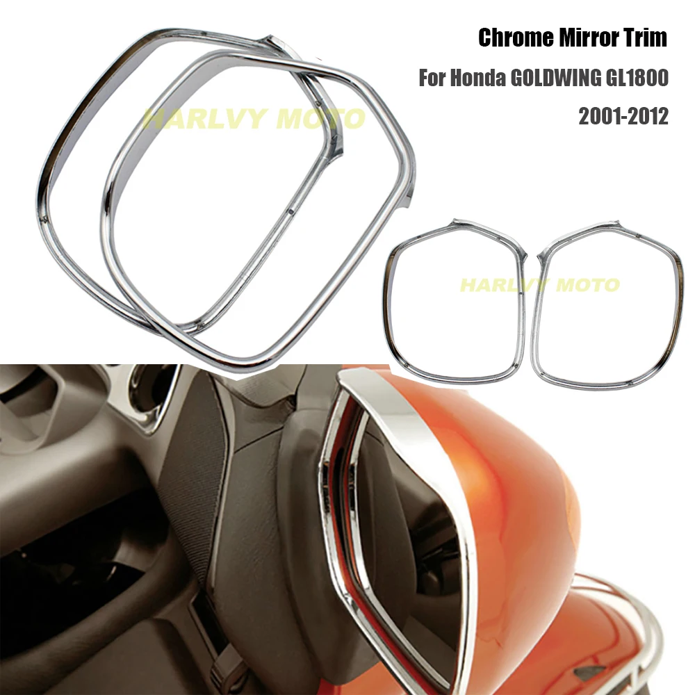 Новинка 2017, украшение для зеркала мотоцикла Honda GOLDWING GL1800 2001-2012 Chrome
Новинка 2017, украшение для зеркала мотоцикла Honda GOLDWING GL1800 2001-2012 Chrome