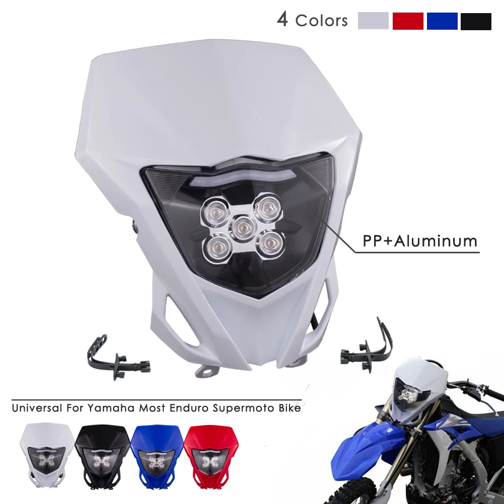 Motorcycle LED Headlight Headlamp Head Lamp For Yamaha WR250F WR250R WR450F YZ250F YZ450F YZ TTR WR FX MX Dirt Bike Enduro Light
Motorcycle LED Headlight Headlamp Head Lamp For Yamaha WR250F WR250R WR450F YZ250F YZ450F YZ TTR WR FX MX Dirt Bike Enduro Light