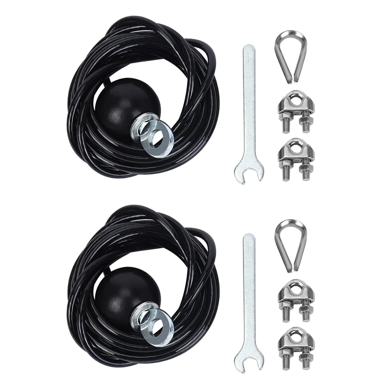 2Pcs 3Meters Gym Adjustable Cable Wire Rope Heavy Duty Steel Replacement Parts For Home Gym Fitness Cable
2Pcs 3Meters Gym Adjustable Cable Wire Rope Heavy Duty Steel Replacement Parts For Home Gym Fitness Cable
