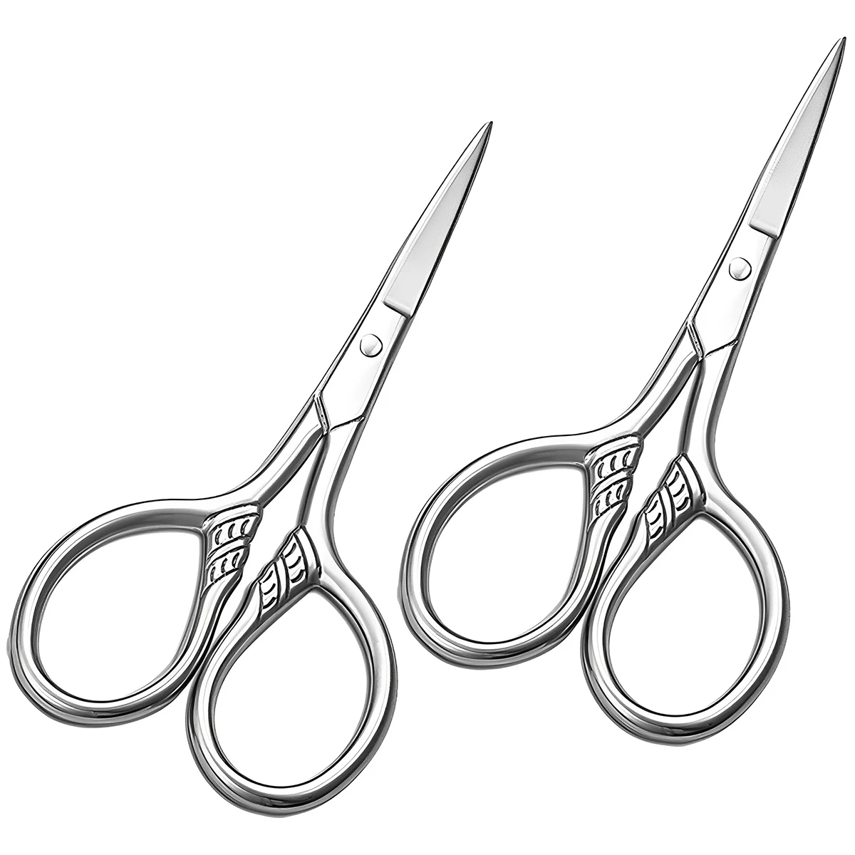 2 Pcs Small Grooming Scissors Stainless Steel Beauty Scissors for Men Women Professional Facial Hair Scissors Multi-Purpose
2 Pcs Small Grooming Scissors Stainless Steel Beauty Scissors for Men Women Professional Facial Hair Scissors Multi-Purpose