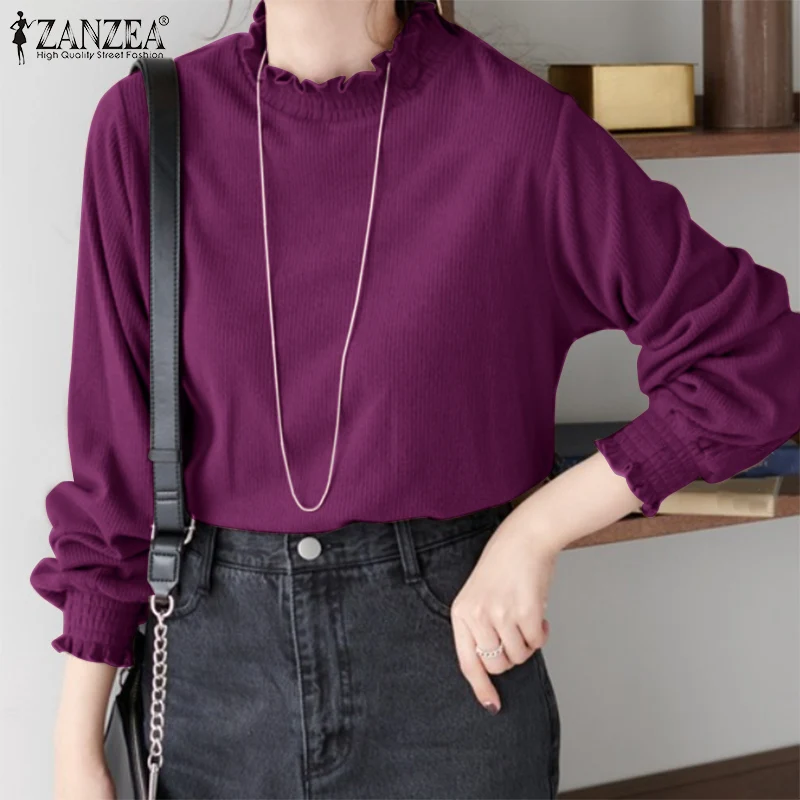ZANZEA 2022 Stylish Tops Women's Spring Blouses Female Tunic Solid Chemise Oversize Casual Long Sleeve Blusas Work Office Tops
ZANZEA 2022 Stylish Tops Women's Spring Blouses Female Tunic Solid Chemise Oversize Casual Long Sleeve Blusas Work Office Tops