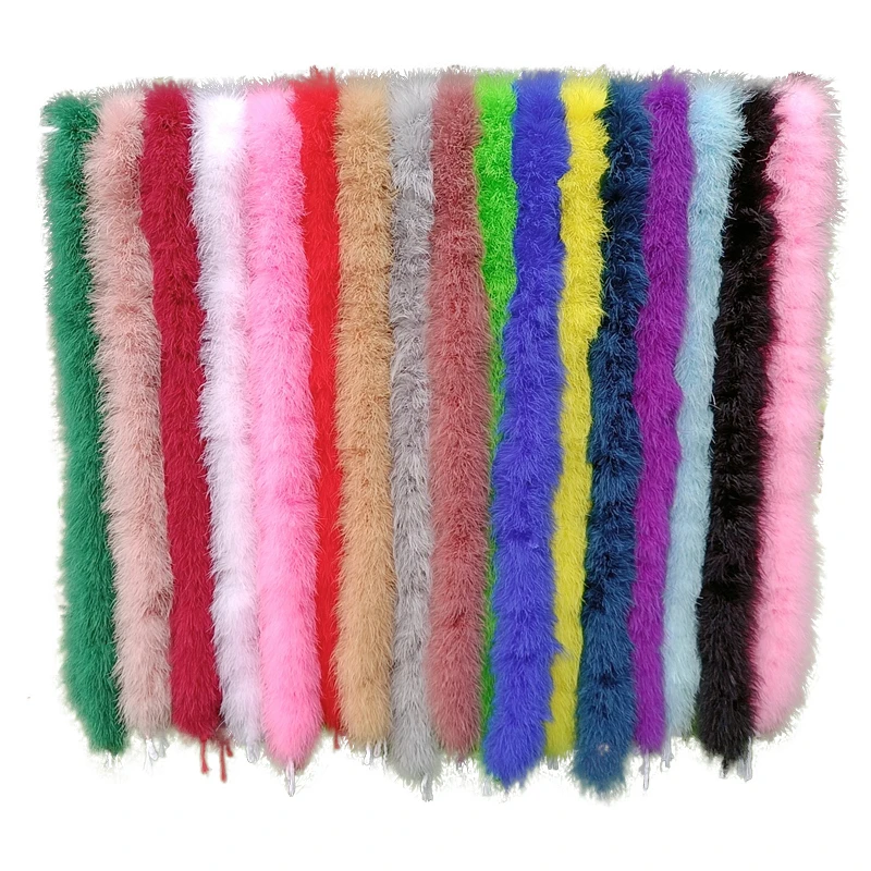 2Meters Super Thick Fluffy Colorful Turkey Feathers Boa 50g Marabou Feather Carnival Wedding Accessories Decoration Plumes Decor
2Meters Super Thick Fluffy Colorful Turkey Feathers Boa 50g Marabou Feather Carnival Wedding Accessories Decoration Plumes Decor