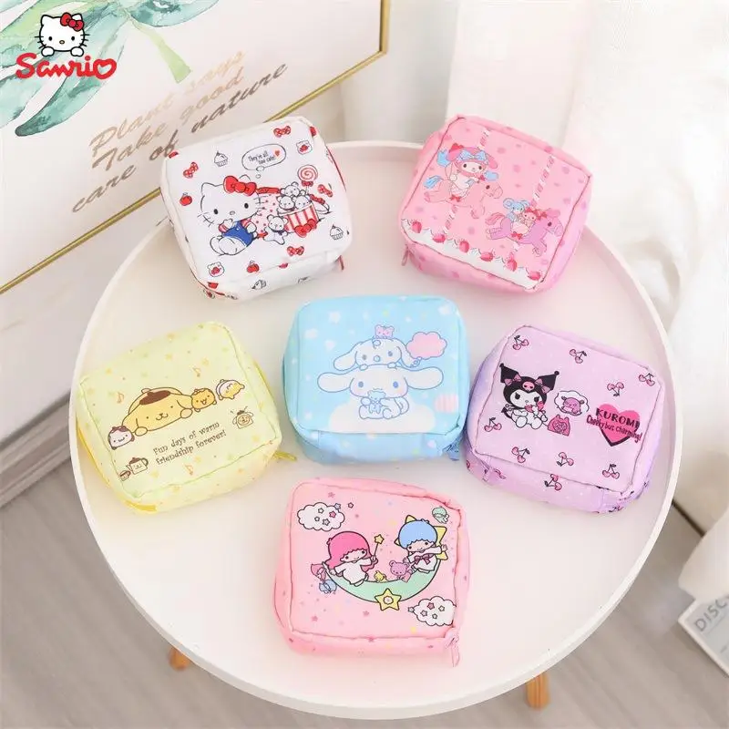 Kawaii Sanrios аксессуары Kuromi My Melody Cinnamoroll мультяшная сумка для хранения милая девочка портативная косметичка Кошелек для монет детский подарок
Kawaii Sanrios аксессуары Kuromi My Melody Cinnamoroll мультяшная сумка для хранения милая девочка портативная косметичка Кошелек для монет детский подарок