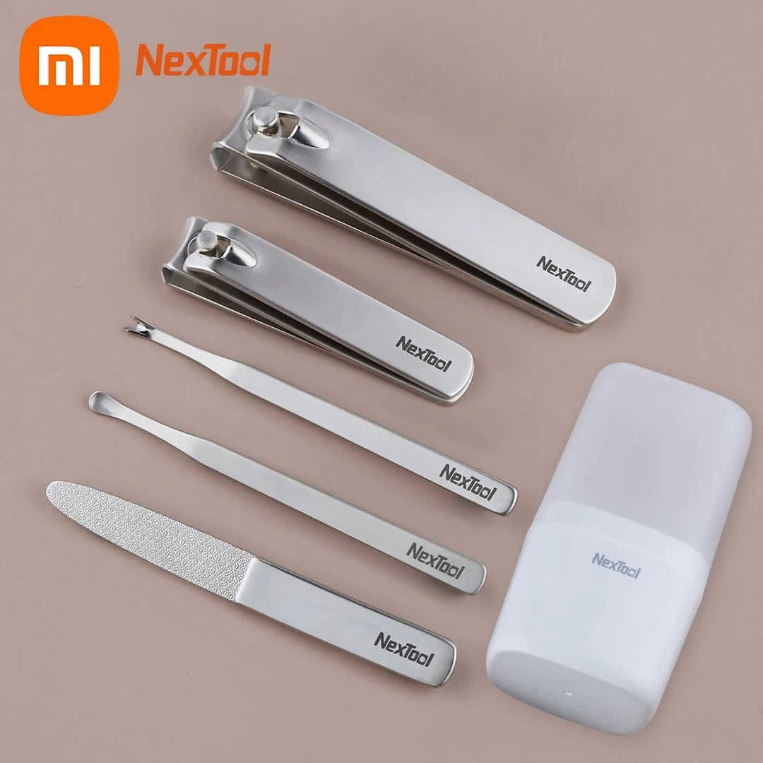 Xiaomi Nextool Nail Clipper Set Nail Stainless Steel Dead Skin Push Ear Scoop Nail File With Storage Box Manicure Beauty Tools
Xiaomi Nextool Nail Clipper Set Nail Stainless Steel Dead Skin Push Ear Scoop Nail File With Storage Box Manicure Beauty Tools