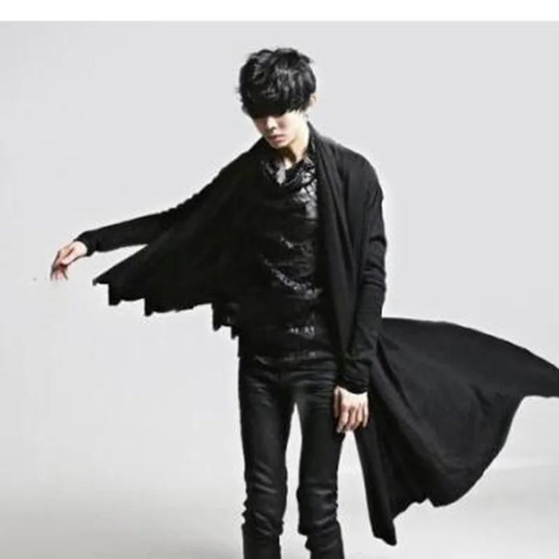 Korean hair S-4XL stylist tide male autumn and winter non-mainstream personality cardigan shirt shawl cape long assassin coat cl
Korean hair S-4XL stylist tide male autumn and winter non-mainstream personality cardigan shirt shawl cape long assassin coat cl