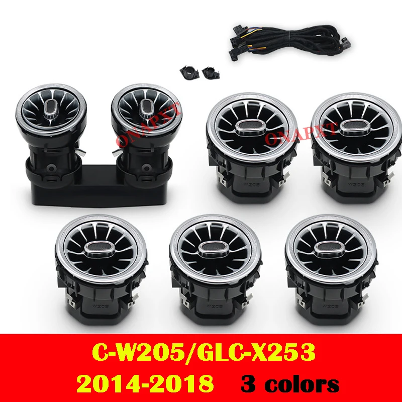 Светодиодный для Benz AMG A/CLA/GLA/C/GLC/E/S/G Coupe W176 W117 W156 W205 X253 W213 W222 W464 Вентиляционная лампа Турбина Сопло окружающего света
Светодиодный для Benz AMG A/CLA/GLA/C/GLC/E/S/G Coupe W176 W117 W156 W205 X253 W213 W222 W464 Вентиляционная лампа Турбина Сопло окружающего света