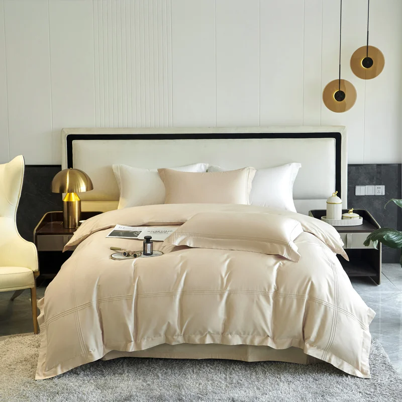 1000TC Egyptian Cotton Luxury 4Pcs Hotel Style Bedding Satin Buried Rope Craft Duvet Cover Pillowcases Bed Sheet Set
1000TC Egyptian Cotton Luxury 4Pcs Hotel Style Bedding Satin Buried Rope Craft Duvet Cover Pillowcases Bed Sheet Set