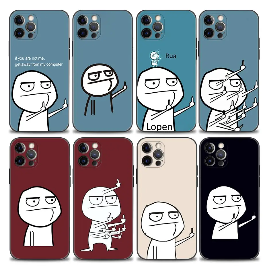 Funny Man Middle Finger Phone Case for iPhone 11 12 13 Pro Max 7 8 SE XR XS Max 5 5s 6 6s Plus Fucker Cases Soft Silicone Fundas
Funny Man Middle Finger Phone Case for iPhone 11 12 13 Pro Max 7 8 SE XR XS Max 5 5s 6 6s Plus Fucker Cases Soft Silicone Fundas
