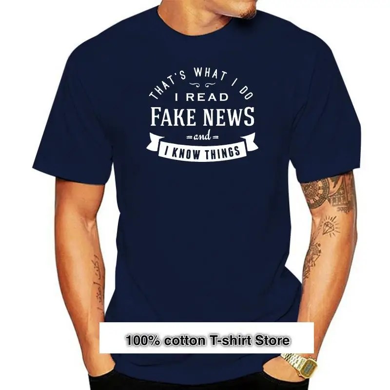Camiseta de manga corta para hombre, camisa política de noticias falsas, camiseta para mujer
Camiseta de manga corta para hombre, camisa política de noticias falsas, camiseta para mujer