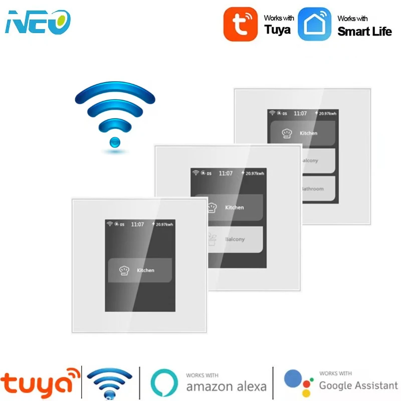 Умный выключатель Tuya 4 в 1 с поддержкой Wi-Fi, ЖК-дисплеем и датчиком мощности
Умный выключатель Tuya 4 в 1 с поддержкой Wi-Fi, ЖК-дисплеем и датчиком мощности