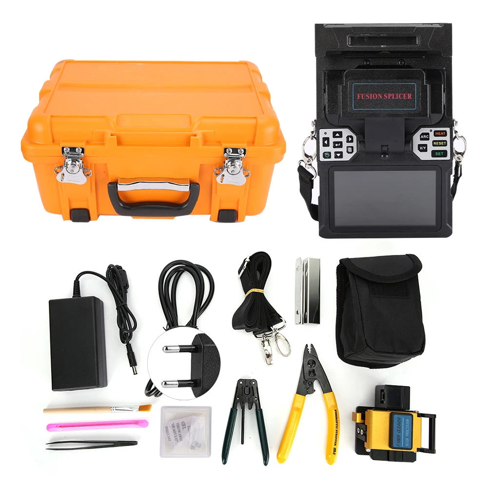 X-600 Fiber Optic Welding Splicing Machine Optical Fiber Fusing Splicer 110-240VEU Plug
X-600 Fiber Optic Welding Splicing Machine Optical Fiber Fusing Splicer 110-240VEU Plug