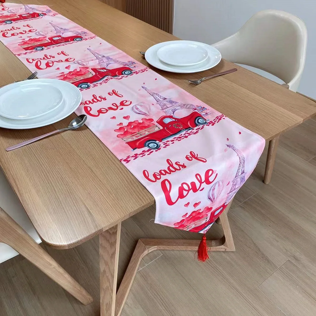 Valentine's Day Table Flag Plush Table Runner Flag Long Table Cloth Dining Coffee Table Decoration For Home 30*180cm/30*220cm
Valentine's Day Table Flag Plush Table Runner Flag Long Table Cloth Dining Coffee Table Decoration For Home 30*180cm/30*220cm