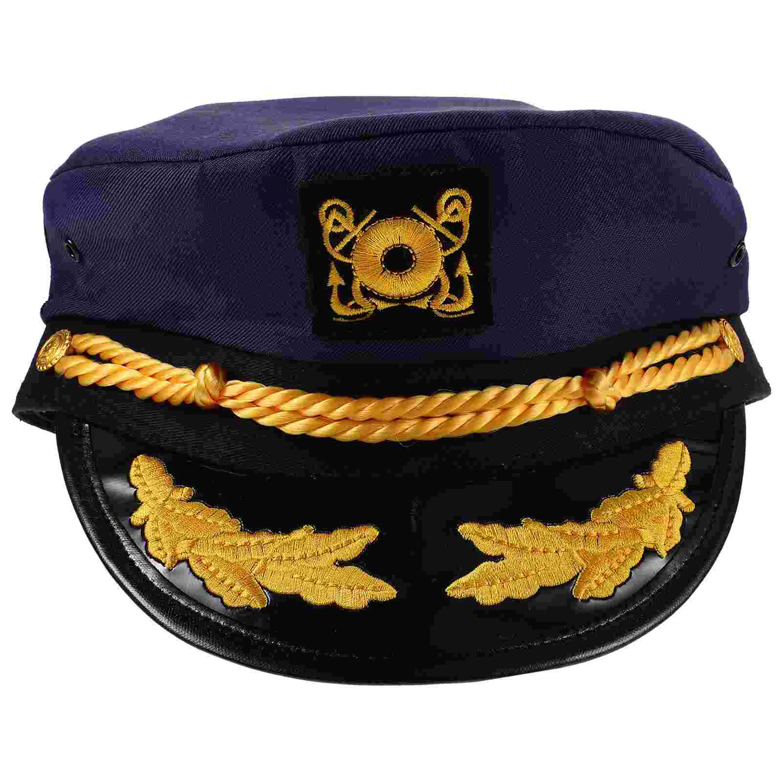 Navy Cap Caps Captain Hat Decoration Sailor Cosplay Hats Marine Polyester Costume
Navy Cap Caps Captain Hat Decoration Sailor Cosplay Hats Marine Polyester Costume